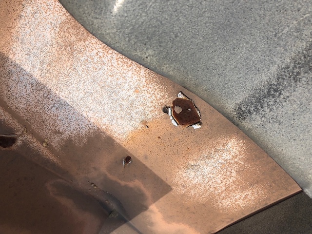 ブリキの経年劣化